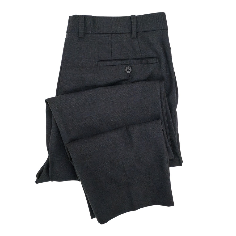John Varvatos Street Collection Mens Black Wool Blend Dress Pants 36X28